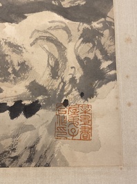 Wu Hufan (1894-1968): 'Vogels bij bloesemtakken', inkt en kleur op papier, gedat. juni 1937