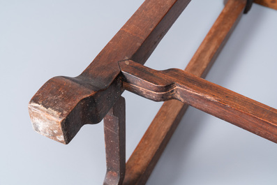 A Chinese rectangular hardwood stand, 19th C.