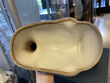 A pair of Chinese blue and white duck-shaped tureens and covers, Republic