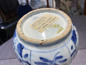 Three Chinese blue and white kendi, Wanli