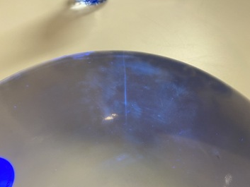 Een Chinese 'Bleu de Hue' kom voor de Vietnamese markt, Tu Duc periode, eind 19e eeuw