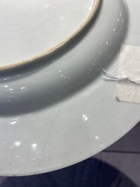 Un plat armori&eacute; en porcelaine de Chine aux armes de 'Bistrate et Proli' pour le march&eacute; belge, Qianlong