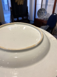 Un plat armori&eacute; en porcelaine de Chine aux armes de 'Bistrate et Proli' pour le march&eacute; belge, Qianlong