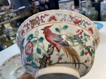 A pair of Chinese famille rose bowls for the Straits or Peranakan market, 19th C.