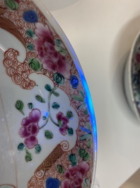 A Chinese famille rose 21-piece dinner service, Qianlong