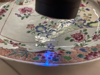 A Chinese famille rose 21-piece dinner service, Qianlong