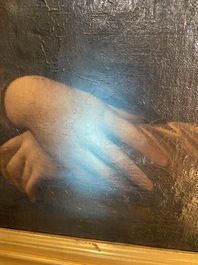 Italian school, after Leonardo da Vinci: 'Mona Lisa', oil on canvas, dated 1839