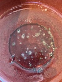 A Chinese monochrome sang de boeuf-glazed bowl, Qianlong