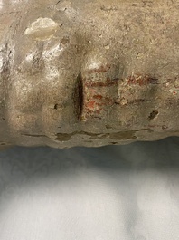 Een grote gepolychromeerde eikenhouten Christus, Vlaanderen, 1e kwart 16e eeuw
