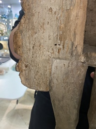 Een grote gepolychromeerde eikenhouten Christus, Vlaanderen, 1e kwart 16e eeuw