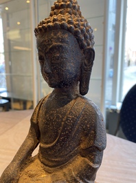 Grand Bouddha en fer de fonte, Chine, Ming