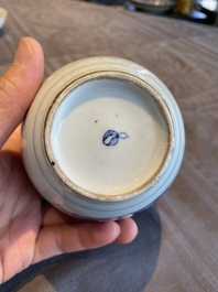 A Chinese blue and white 'Long Eliza' jar, Kangxi
