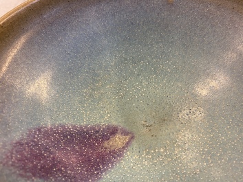 A Chinese purple-splashed junyao bowl, Song