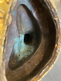 Bouddha Amitayus en bronze dor&eacute;, Sino-Tibet, Qing