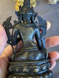 A Sino-Tibetan bronze Pala-style Tara, 18/19th C.