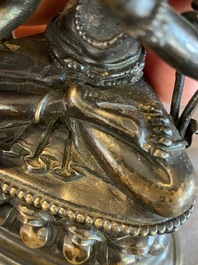 A Sino-Tibetan bronze Pala-style Tara, 18/19th C.
