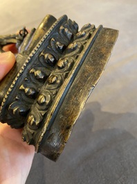 A Sino-Tibetan bronze Tara with vajra, 17th C.