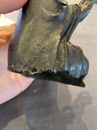 Bouddha de M&eacute;decine ou Bhaishajyaguru en bronze dor&eacute; et laqu&eacute;, Sino-Tibet, Ming