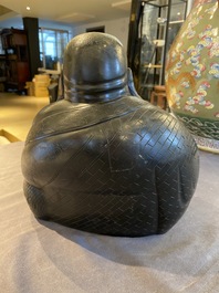 Een Chinese bronzen Boeddha, 19e eeuw