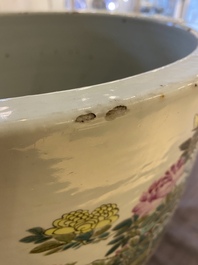 A Chinese qianjiang cai 'antiquities' jardini&egrave;re, signed Xu Pinheng 許品衡, dated 1894