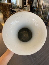 A Chinese qianjiang cai 'scholars' vase, dated 1895