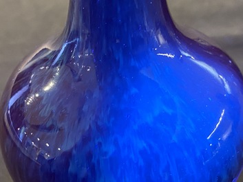 Two Chinese flamb&eacute;-glazed vases, Qing and Republic