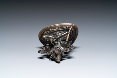 A Sino-Tibetan bronze Pala-style Tara, 18/19th C.