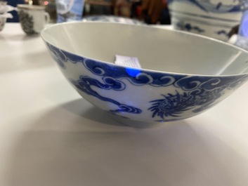 Een Chinese blauw-witte 'Bleu de Hue' kom voor de Vietnamese markt, Tự Đức periode, eind 19e eeuw