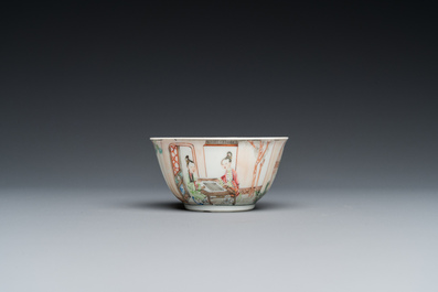 A fine Chinese famille rose cup and saucer, Yongzheng