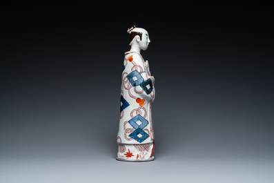 /;'A Japanese Imari sculpture of an actor, Edo, 1st half 18th C.