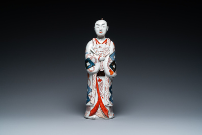 /;'A Japanese Imari sculpture of an actor, Edo, 1st half 18th C.