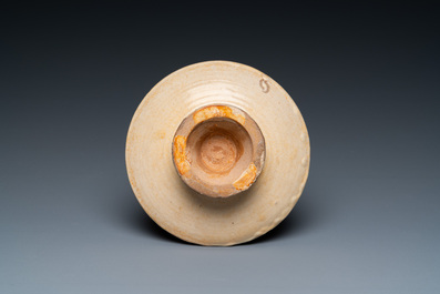 A Chinese Cizhou cup stand, Jin/Yuan