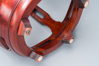 Socle ou tabouret en bois, Chine, 19/20&egrave;me