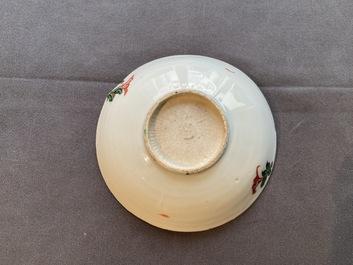 A Chinese wucai ko-akae 'two horses' dish, Tianqi/Chongzhen