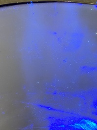 Een Chinese blauw-witte 'Bleu de Hue' kom voor de Vietnamese markt, Ngoạn ngọc 玩玉 merk, 19e eeuw
