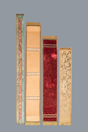 A collection of partly gold- and silver-thread embroidered textiles, Western Europe, 17th C. and later