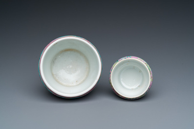 Two Chinese famille rose bowls for the Straits or Peranakan market, 19th C.