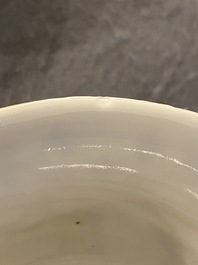 A Chinese famille verte 'lotus' bowl, Kangxi