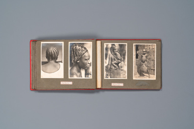 Casimir Zagourski (1883-1944): Album met 90 zwart-witfoto's uit de serie 'L'Afrique qui dispara&icirc;t', 1e helft 20e eeuw