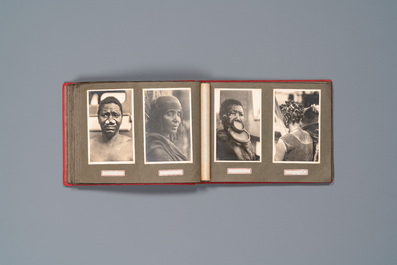 Casimir Zagourski (1883-1944): Album met 90 zwart-witfoto's uit de serie 'L'Afrique qui dispara&icirc;t', 1e helft 20e eeuw