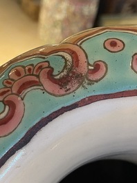 An attractive Chinese famille rose 'Wu Shuang Pu' vase, 19th C.