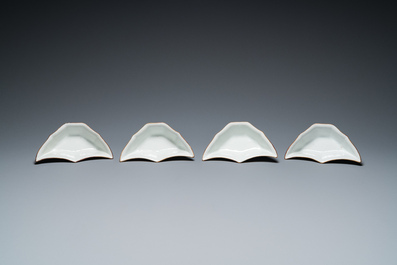 Service &agrave; mendiants en porcelaine de Chine famille rose, 19&egrave;me