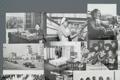 24 Chinese Hsinhua press agency black and white Cultural Revolution photographs