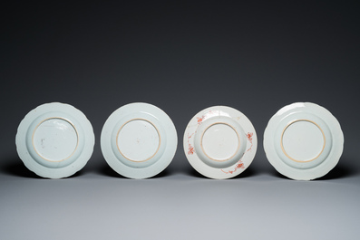 Belle collection de porcelaines de Chine, la majorit&eacute; en bleu et blanc, Kangxi et post&eacute;rieur