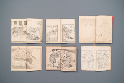 Dix albums de gravures sur bois, Japon, Edo/Meiji, 19&egrave;me