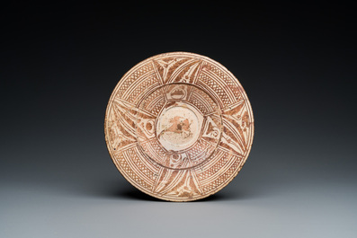 Two Hispano-Moresque lustre-glazed dishes with ornamental design, Spain, 15/16th C.