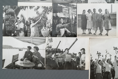24 Chinese Hsinhua press agency black and white Cultural Revolution photographs