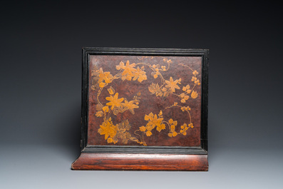 Petit cabinet en bois laqu&eacute; pour le march&eacute; europ&eacute;en, Japon, Edo, 18&egrave;me