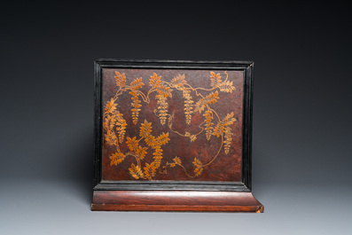 Petit cabinet en bois laqu&eacute; pour le march&eacute; europ&eacute;en, Japon, Edo, 18&egrave;me