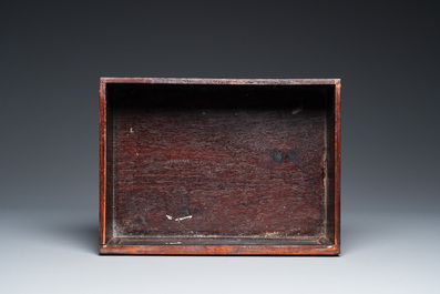 Petit cabinet en bois de huali, Chine, Qing